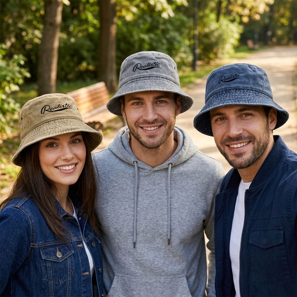 Outdoor Adventure Festival - Cappello a Secchiello Vintage Lavato Unisex