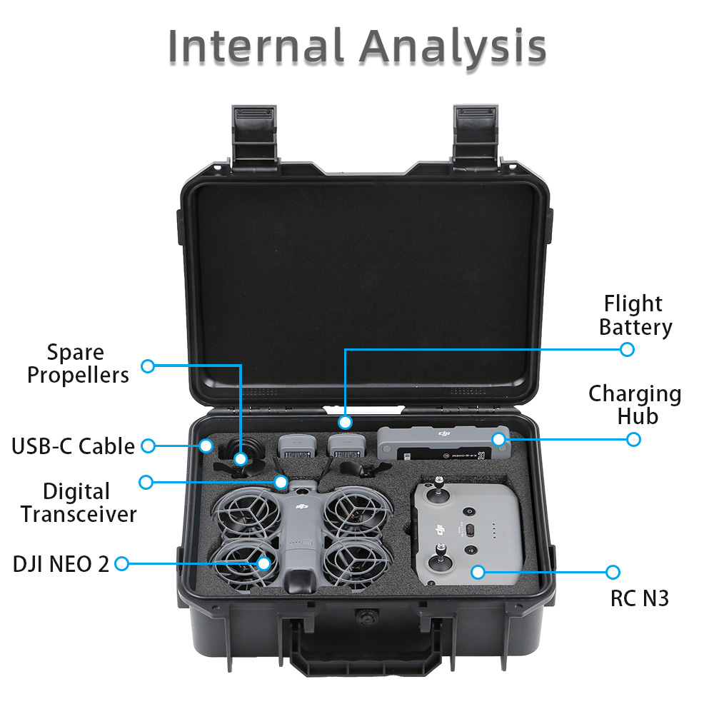 Per DJI NEO 2 Custodia Borsa C - Outdoor Adventure Box recensione e prezzo