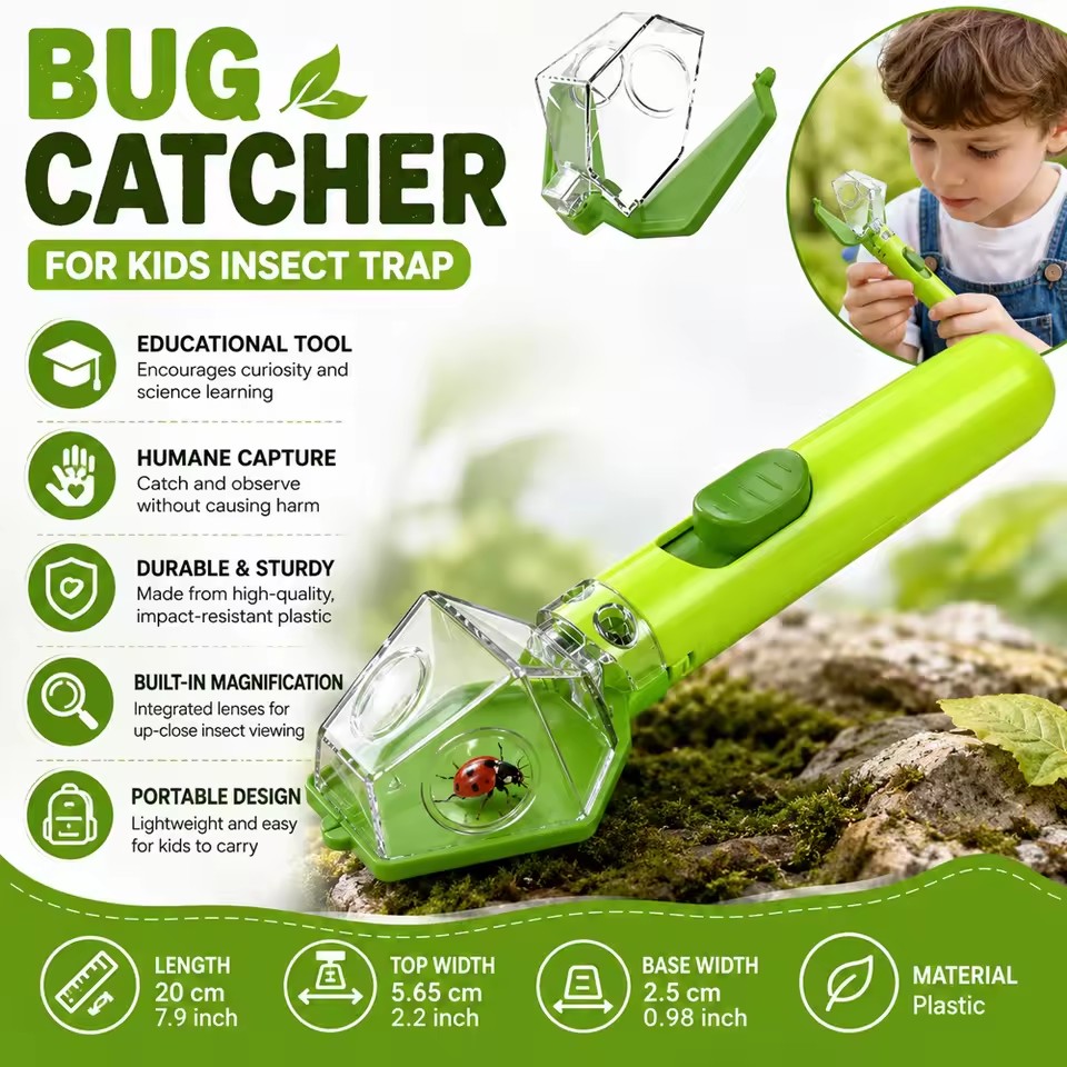 Catturatore di insetti portati - Outdoor Adventure Educator recensione e prezzo