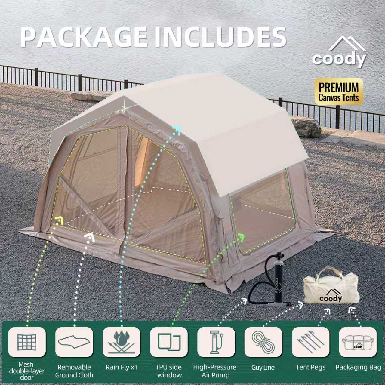 Tenda Gonfiabile 10.0 Pro Air  - Outdoor Adventure U Of U recensione e prezzo